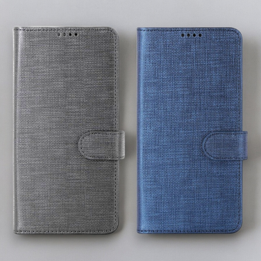 Preklopna torbica "Foluu Premium" za Xiaomi Redmi Note 11 Pro 4G/5G – Siva / Ekološko usnje + TPU silikon