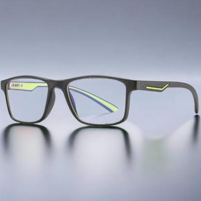 Modna očala z zaščito proti modri svetlobi "Rectangular" – Techsuit