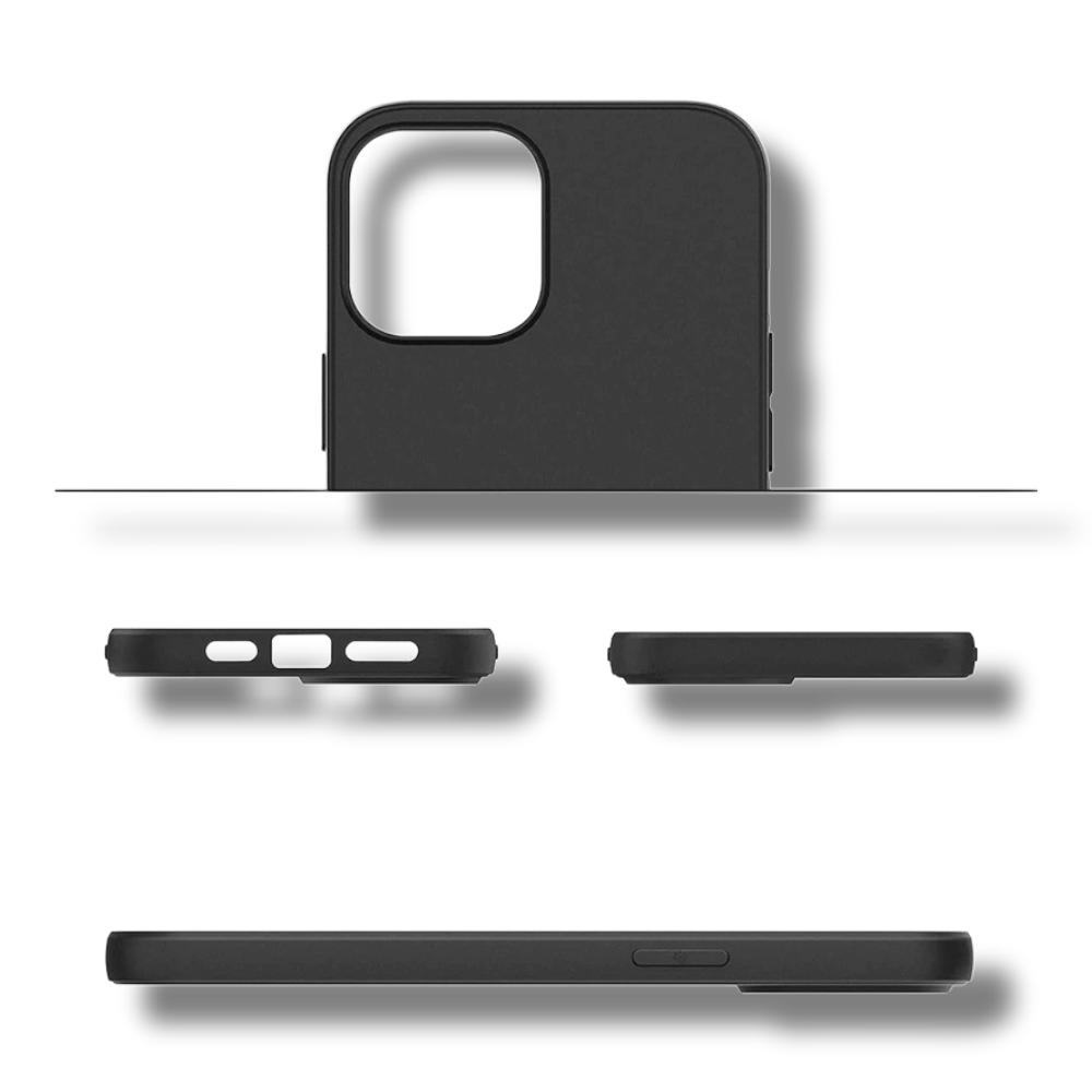 Silikonski ovitek "matt" za Xiaomi Redmi Note 9T - Črna – Infostyle