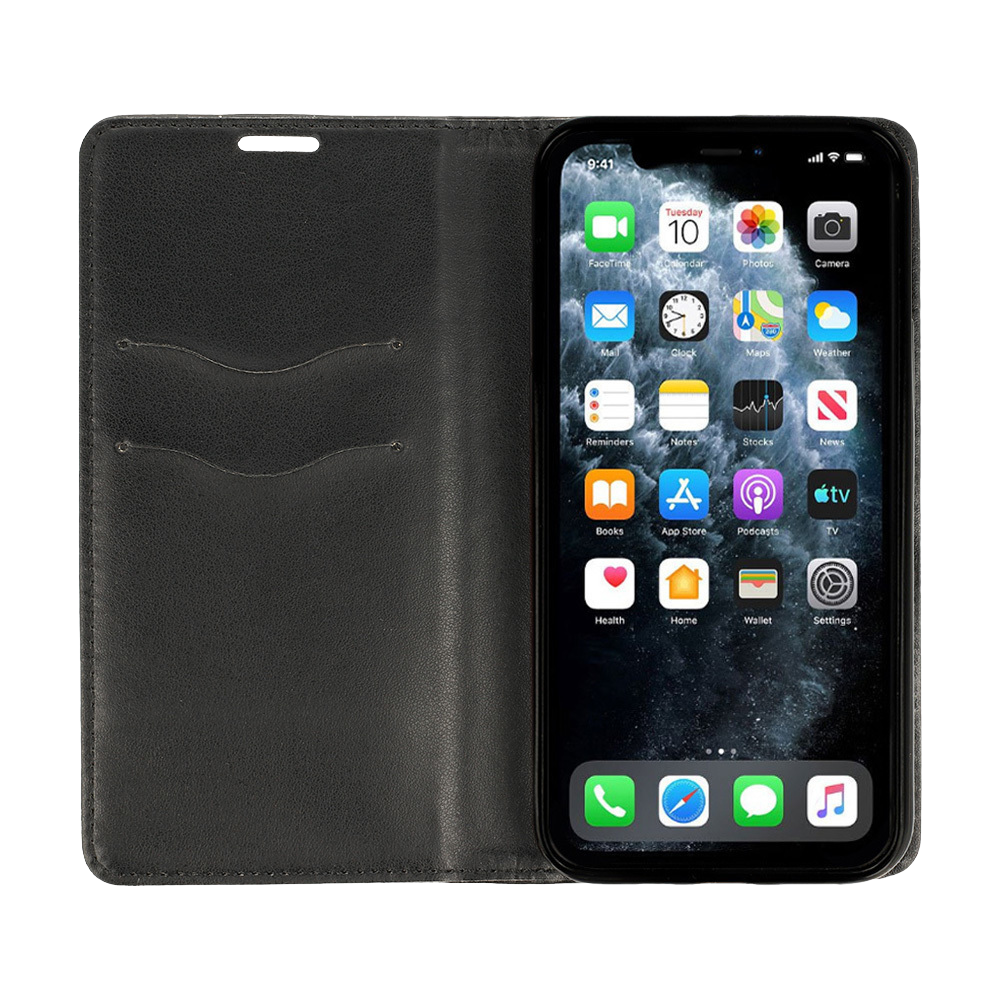 Preklopna torbica "Elite" za Samsung Galaxy A42 5G - Črna – Infostyle