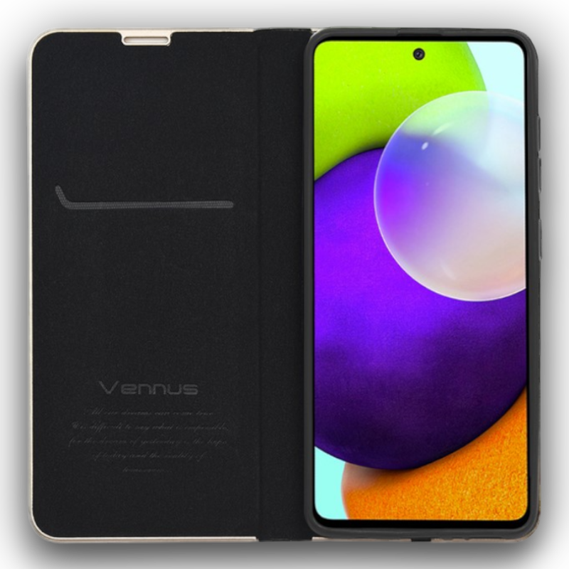 Preklopna torbica "Vennus - chic" za Xiaomi Mi 11T Pro – Siva / Ekološko usnje + TPU silikon