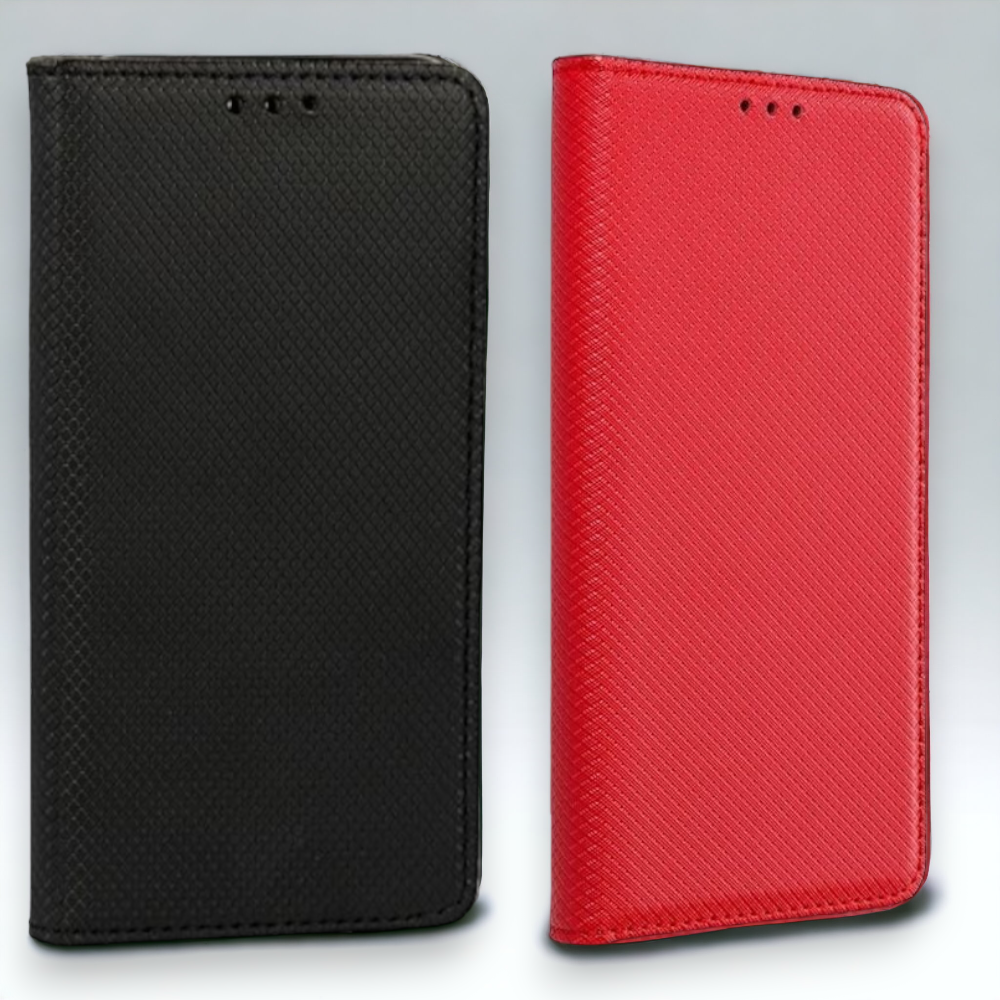 Preklopna torbica "magnet" za Xiaomi Redmi 10 – Infostyle – Črna / Ekološko usnje + TPU silikon