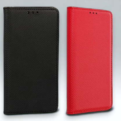 Preklopna torbica "magnet" za Xiaomi Redmi 10 – Infostyle – Črna / Ekološko usnje + TPU silikon