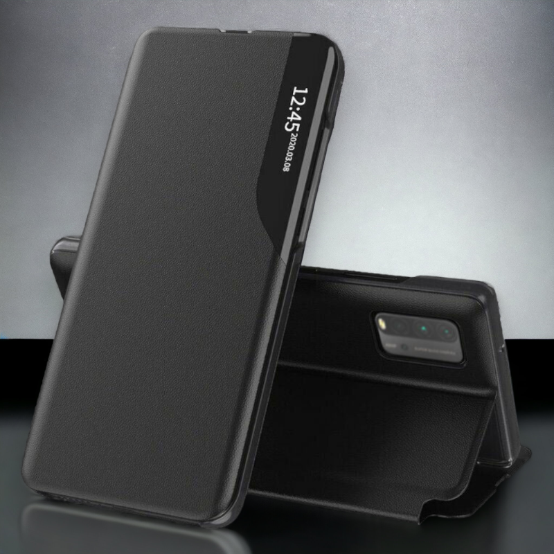 Pametna preklopna torbica za Xiaomi Redmi 9T – Infostyle – Temno modra / Ekološko usnje + PC
