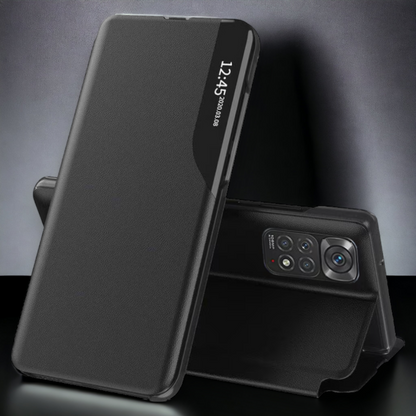 Pametna preklopna torbica za Xiaomi Redmi Note 11 Pro 4G / 5G – Infostyle – Vijolična / Ekološko usnje + PC