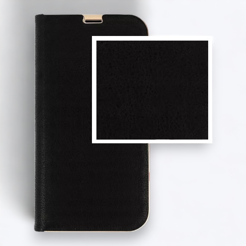 Preklopna torbica "chic" za Xiaomi Mi 11 Lite 4G/5G – Infostyle – Črna / Ekološko usnje + TPU silikon