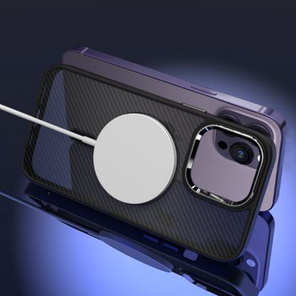 Ovitek "Magnetic Carbon - MagSafe" za iPhone 15 Plus – Tel Protect