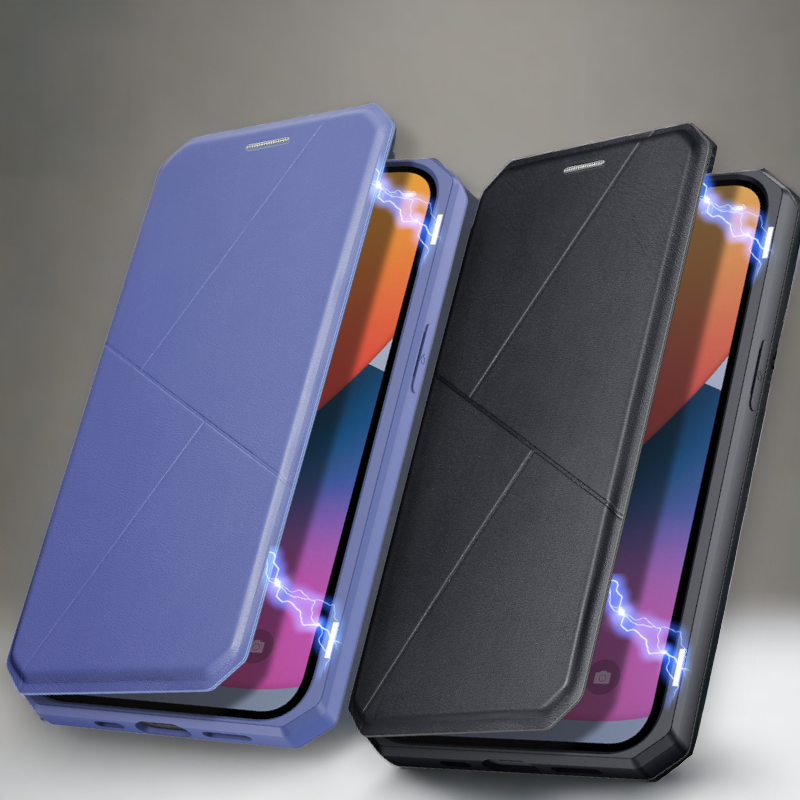 Premium preklopna torbica "SKIN X" za Samsung Galaxy A33 5G – Dux Ducis – Svetlo modra / Umetno usnje + TPU silikon