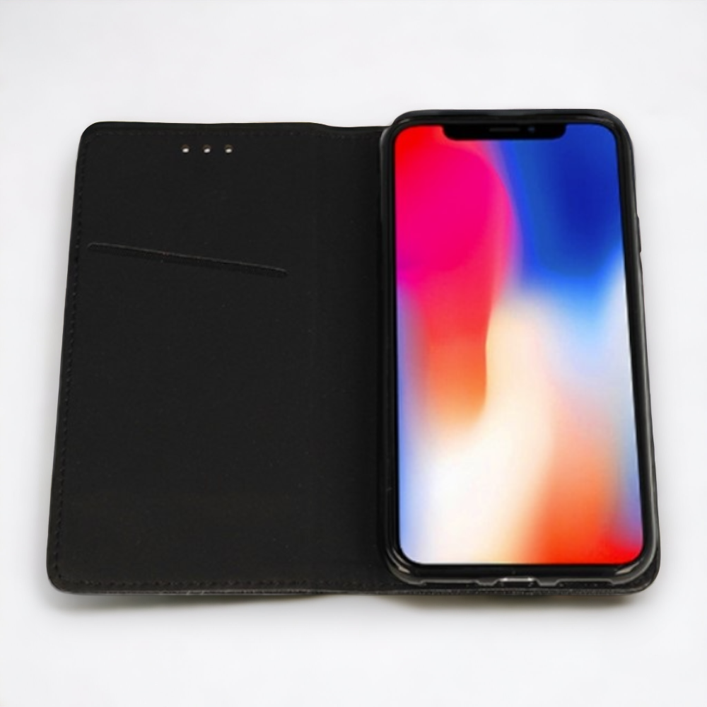 Preklopna torbica "magnet" za Xiaomi Redmi Note 11 4G – Infostyle – Rdeča / Ekološko usnje + TPU silikon