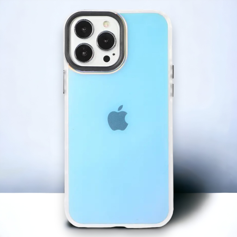 Silikonski ovitek "Holo" za iPhone 12 Pro Max - Črna – Infostyle