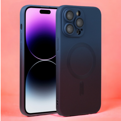 Silikonski ovitek "Rainbow Mag" s tehnologijo MagSafe za iPhone 14 Pro – Infostyle