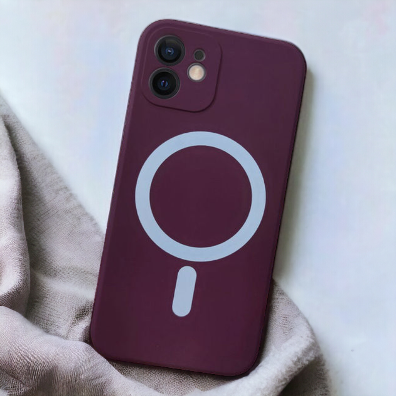 Silikonski ovitek "MagColor" s tehnologijo MagSafe za iPhone 13