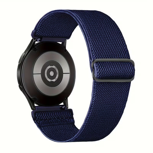 GBPOOT 22mm Nylon Smart Watch Strap (Huawei GT/GT2, Samsung Gear S3, Galaxy Watch 46mm) - Dark Blue