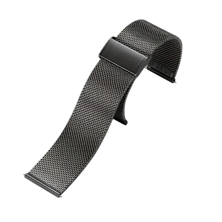 Microwear pas za uro, 20 mm – Infostyle – Črna