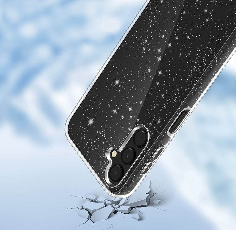 Silikonski ovitek "Crystal Glitter" za Samsung Galaxy A14 – Infostyle