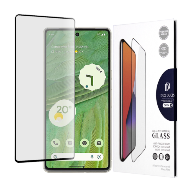 Zaščitno steklo "Full Screen Glass - Black" za Google Pixel 8 – Dux Ducis