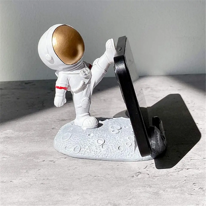 Namizno stojalo za telefon "Spaceman" – Infostyle – Bela