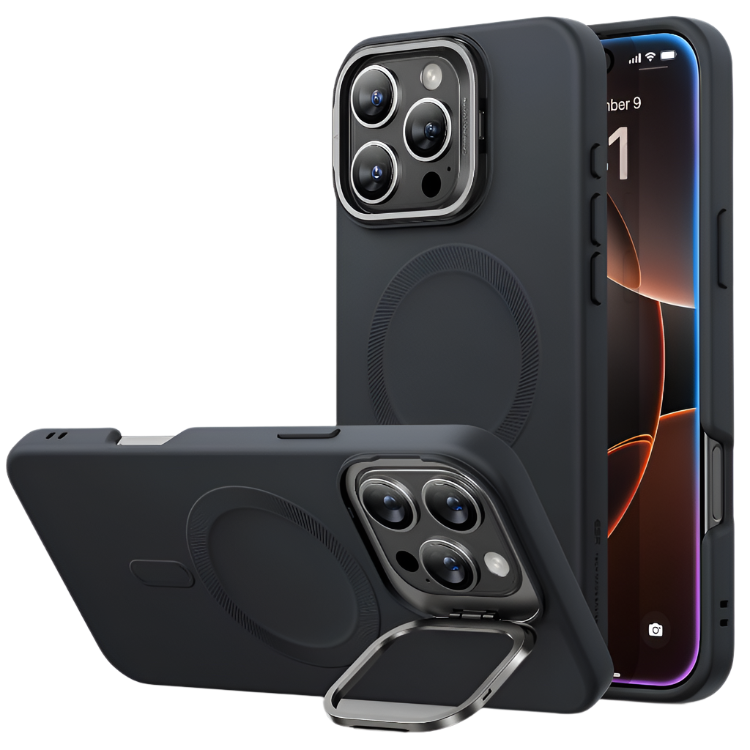 Ovitek za telefon "ESR" iPhone 16 Pro s stojalom – Črna