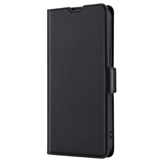 Preklopna torbica za Huawei Nova 9, črna – Infostyle – Črna / Umetno usnje + TPU silikon