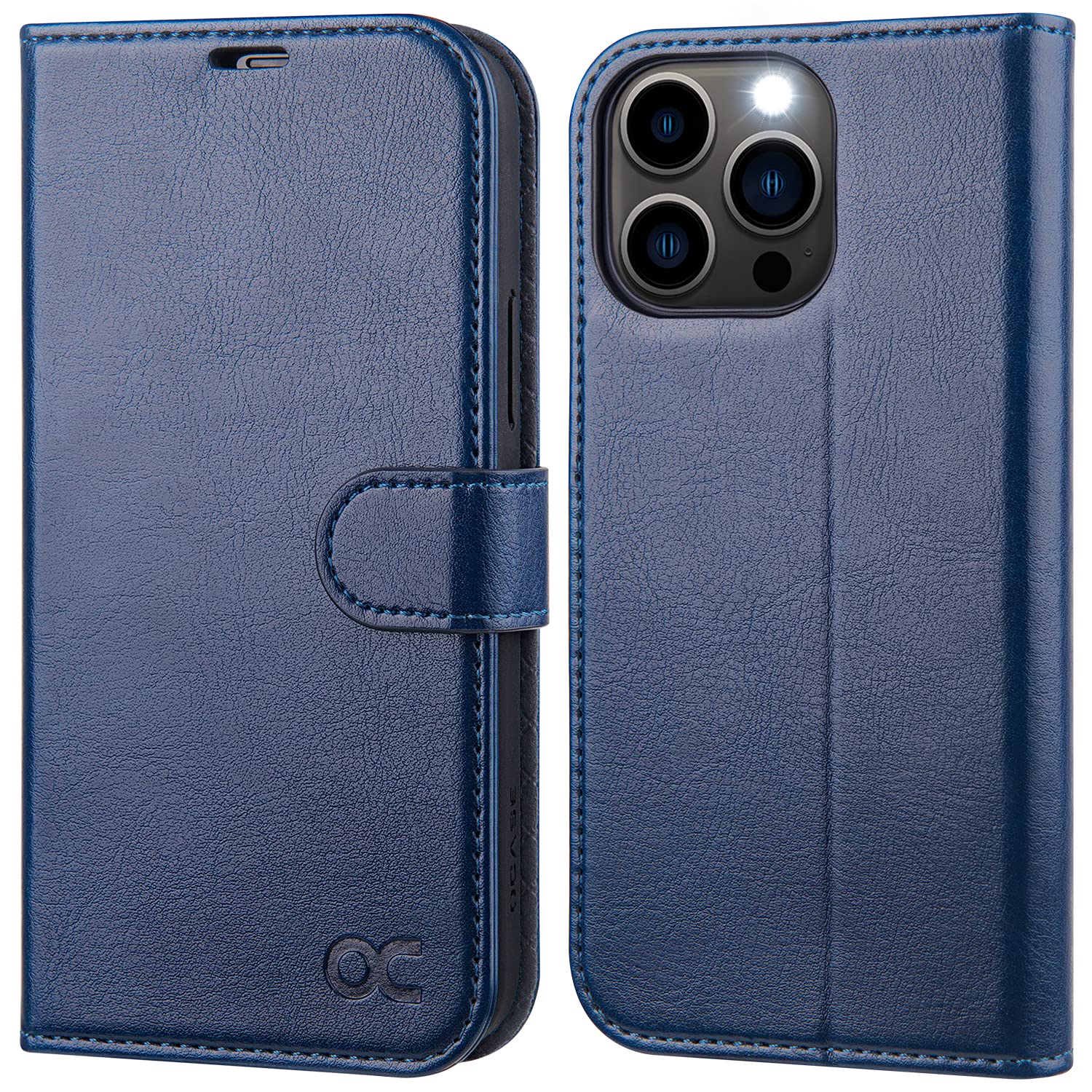 OCASE preklopna torbica iPhone 13 Pro modra