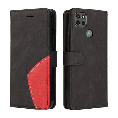 Preklopna torbica Motorola Moto G9 Power s stojalom in režami za kartice črna