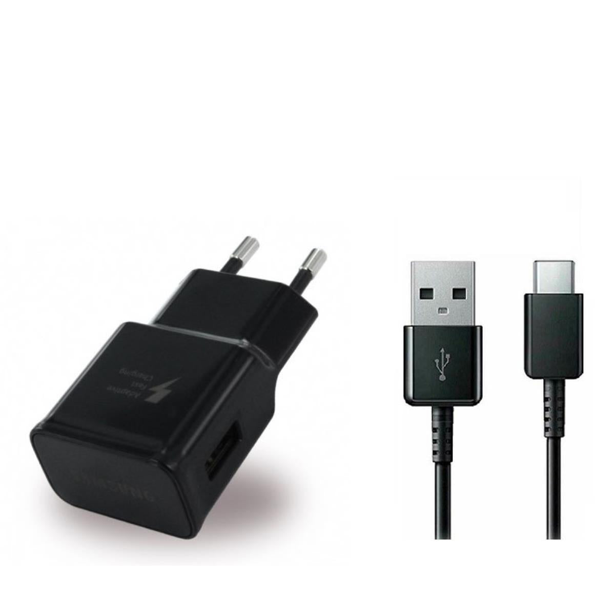 Komplet stenski polnilnik Samsung 15W + USB Type C kabel, bulk