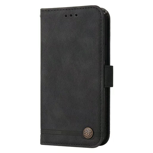 HAOYE Flip Case for Xiaomi 13 - Magnetic PU Leather Wallet with Stand and Card Slots, Black
