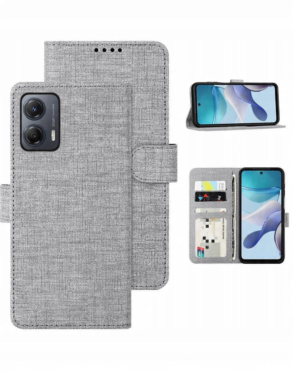 Infostyle preklopna torbica "foluu" za Motorola Moto G53 5G – siva