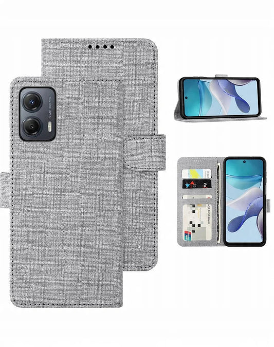 Infostyle preklopna torbica "foluu" za Motorola Moto G53 5G – siva
