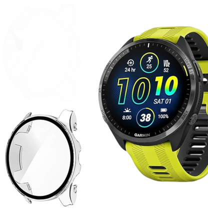 Ovitek za pametno uro "Blueshaweu" Garmin Forerunner 965 – BlueSwan – Prozorna