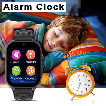 Blavec K02 Kids' Smartwatch – 4G GPS, SOS, Video Calls, Black (SWK02-P) - Black