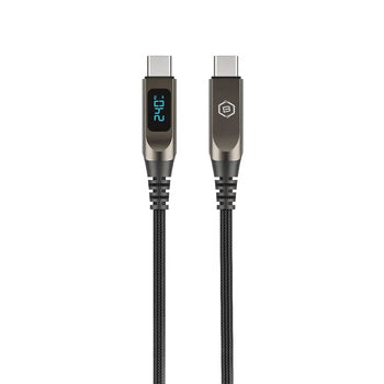 Blavec Lumix USB-C kabel 240W LED 1.2m črna