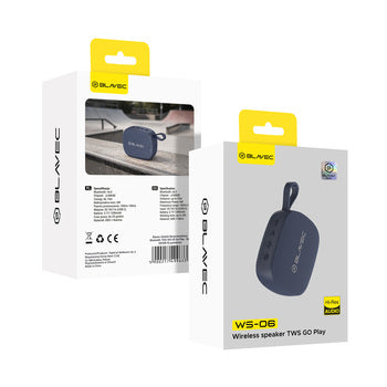 Blavec WS-06 Go Play Bluetooth zvočnik 6W TWS s stojalom - mornarsko moder