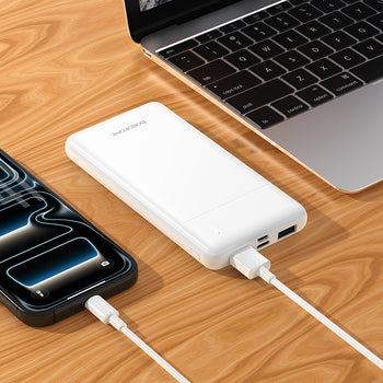 Borofone BJ88 Clever Power Bank 10000mAh 2x USB - bela