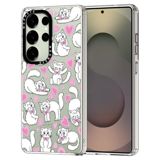 Ovitek MOSNOVO za Samsung Galaxy S25 Ultra-Kitties: MOSNOVO ovitek Samsung Galaxy S25 Ultra Kitties