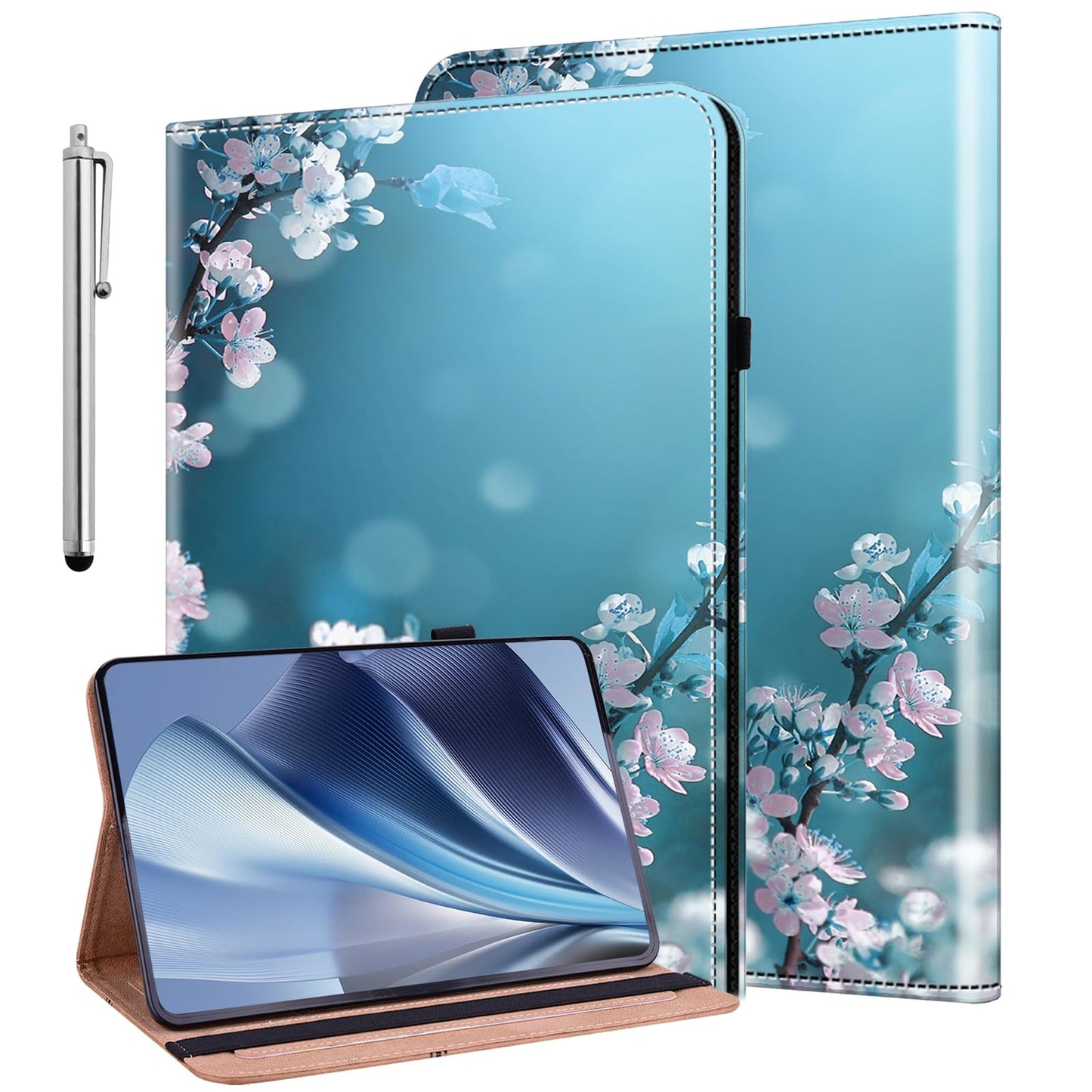 Ovitek za Samsung Galaxy Tab A11 Plus / A9 Plus 11" - Usnjen ovitek z držalom za pisalo