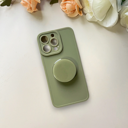 Silikonski ovitek "Popsocket" za iPhone 13 Pro Max – Infostyle