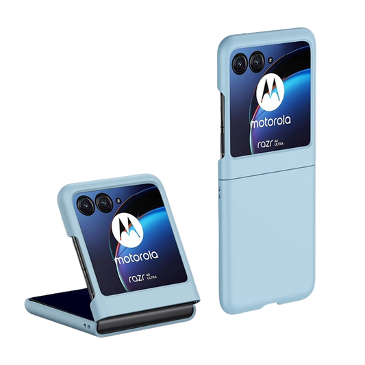 Svetlo moder zaščitni ovitek GIOPUEY za Motorola Razr 40 Ultra