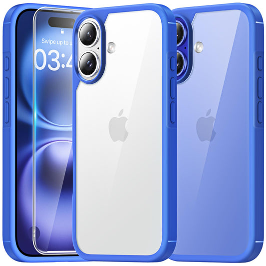 TAURI ultra odporen ovitek za iPhone 16 ultramarin robusten zaščitni ovitek