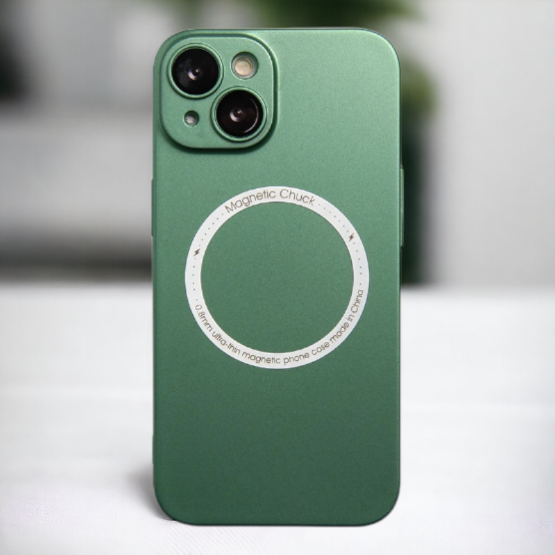 Silikonski ovitek "Chuck" s tehnologijo MagSafe za iPhone 14 Pro – Infostyle – Vijolična / PC