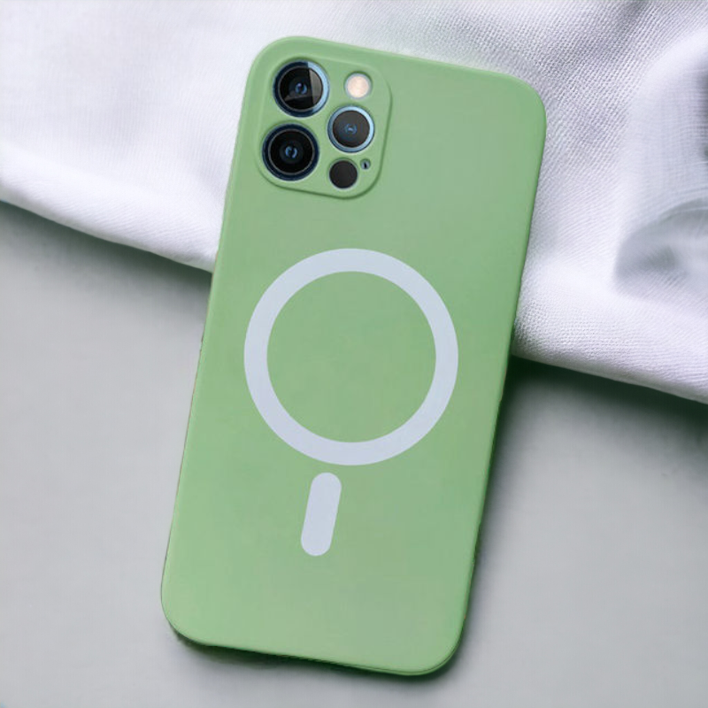 Silikonski ovitek "MagColor" s tehnologijo MagSafe za iPhone 13