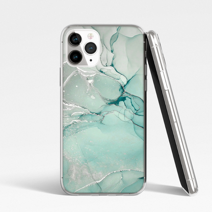 Silikonski ovitek "Marble 2" za iPhone 14 – Infostyle – Pastelno vijolična / TPU silikon