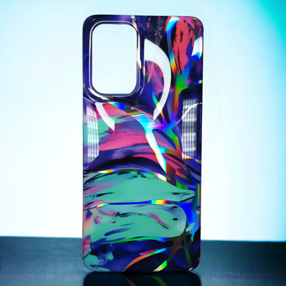 Silikonski ovitek "Color Marble" za Samsung Galaxy A53 5G – Infostyle – Bela / TPU silikon
