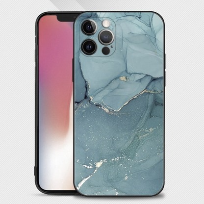 Silikonski ovitek "Marble 2" za iPhone 14 – Infostyle – Svetlo roza / TPU silikon