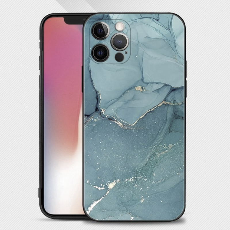 Silikonski ovitek "Marble 2" za iPhone 14 – Infostyle