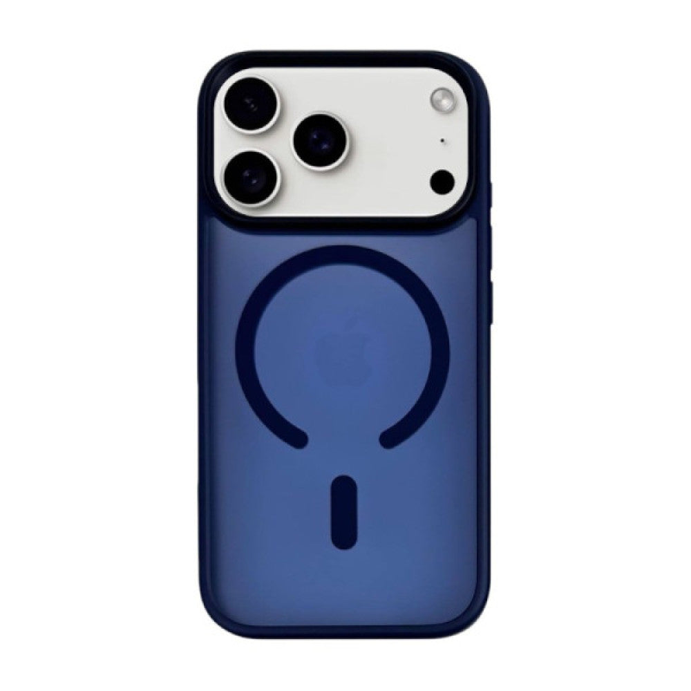 Ovitek za iPhone 17 Pro Max / 18 Pro Max – Frozen MagSafe, mornarsko moder