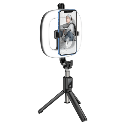 Selfie palica za telefone 4.7 - 6.5" – Hoco – Črna