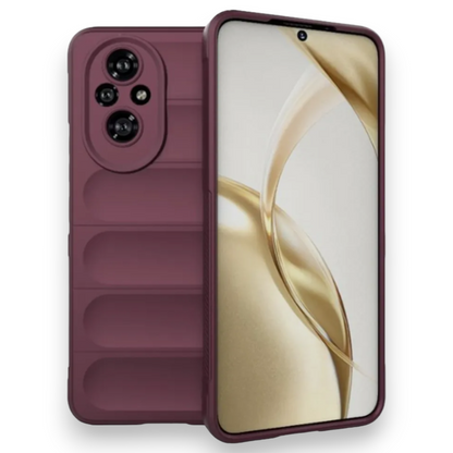Silikonski ovitek "Valovi" za Honor 200 – Techsuit – Temno zelena / TPU silikon