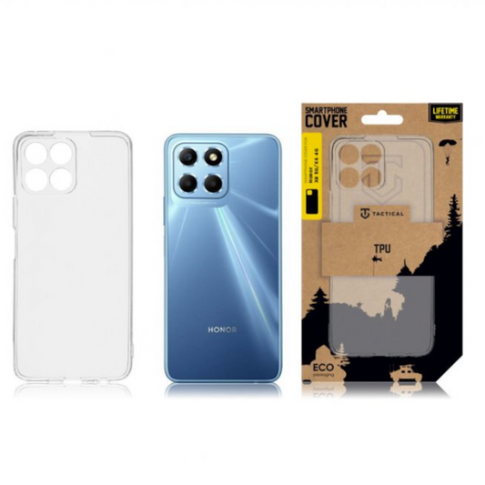 Silikonski ovitek "TPU KRYT PRO" za Honor X8 - Prozorna – Tactical – Prozorna / TPU silikon