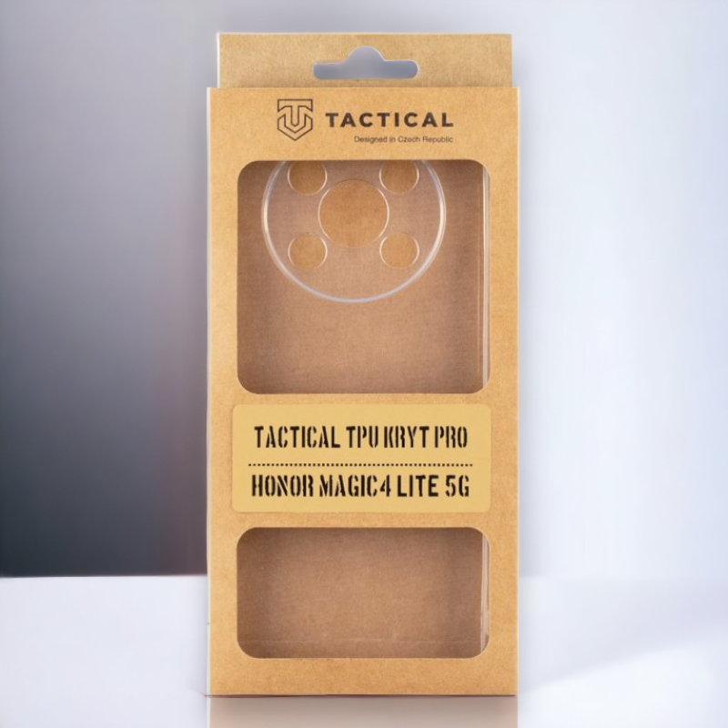 Silikonski ovitek "TPU KRYT PRO" za Honor Magic 4 Lite 5G - Prozorna – Tactical – Prozorna / TPU silikon